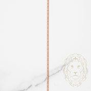 Chaîne - Or 10K rose franco 1mm - CHG758