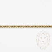 Bracelet - Or 10K jaune perles polies 3mm - BRG645