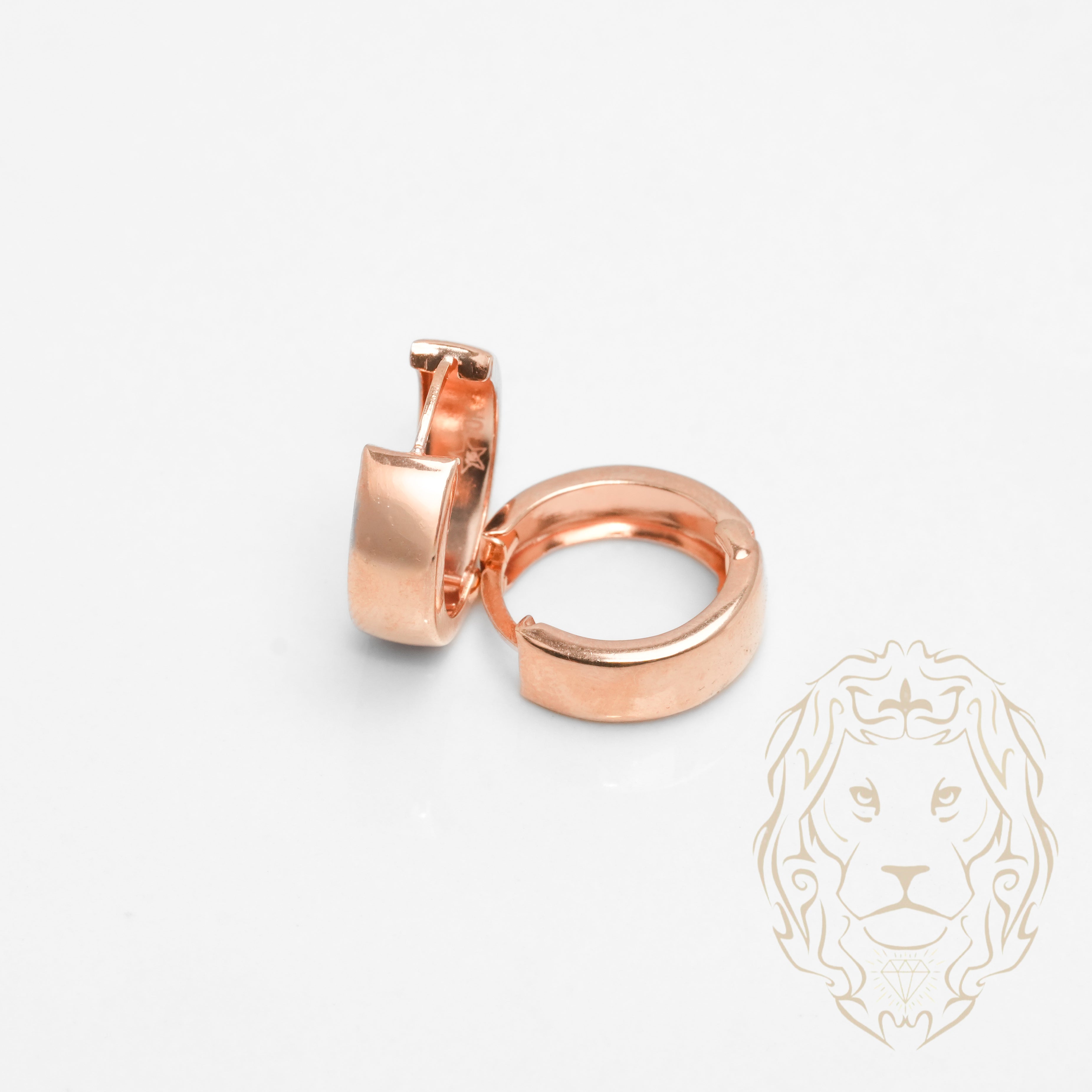 Hoops - Or 10K rose poli 5mm X 11mm - BOG870