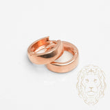 Hoops - Or 10K rose poli 5mm X 11mm - BOG870