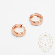 Hoops - Or 10K rose poli 5mm X 11mm - BOG870