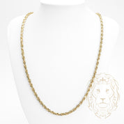 Chaîne - Or 10K jaune torsade solide 3.5mm - CHG770