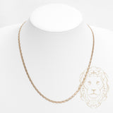 Chaîne - Or 10K deux tons jaune & blanc marin coupe diamant 2.8mm - CHG763