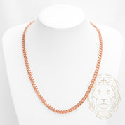 Chaîne - Or 10K rose cuban link 6.7mm - CHG773