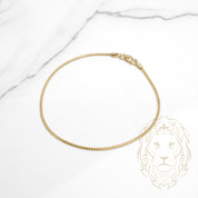 Bracelet - Or 10K jaune franco 1.15mm - BRG671