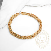 Bracelet - Or 10K jaune byzantine 5.6mm - BRG672