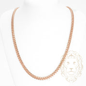Chaîne - Or 10K rose cuban link 6.2mm - CHG772