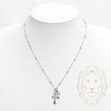 Collier - Argent pendentifs croix stack pavé de cz - CHS605