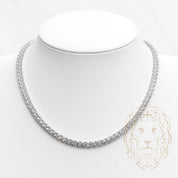 Chaîne - Argent tennis pierre cz coupe rond brillant 4.5mm - CHS607