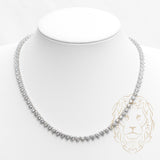 Chaîne - Argent tennis pierre cz coupe rond brillant 5mm - CHS608