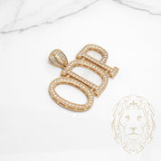 Pendentif Lettres en Diamants Custom - Projet sur mesure – Dépôt