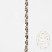 Chaîne - Or 10K blanc bullet coupe diamant 3.4mm - CHG751