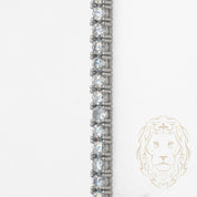 Chaîne - Argent tennis pierre cz coupe rond brillant 4.5mm - CHS607