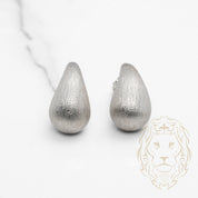Studs - Argent goutte finition brossée - BOS356