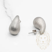 Studs - Argent goutte finition brossée - BOS356