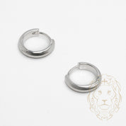 Hoops - Argent wave cut 3mm X 11mm - BOS362