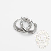 Hoops - Argent wave cut 3mm X 11mm - BOS362