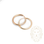 Hoops - Or 10K jaune dormeuse 2mm X 15mm - BOG963