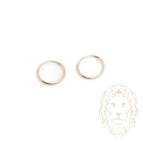 Huggies - Or 10K jaune dormeuse 1mm X 10mm - BOG969