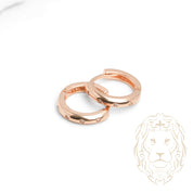 Hoops - Or 10K rose pierres cz - BOG898
