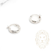 Huggies - Or 10K blanc coupe diamant - BOG923