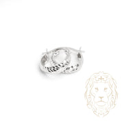 Huggies - Or 10K blanc coupe diamant - BOG923