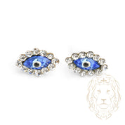 Studs - Or 10K jaune mauvais oeil en pierres cz - BOG936