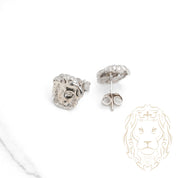 Studs - Or 10K blanc méduse - BOG945