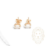 Studs - Or 10K jaune opale coupe marquise - BOG960