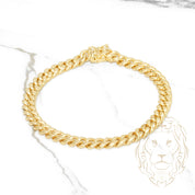 Bracelet - Or 10K jaune cuban link 6.2mm - BRG677