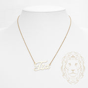 Collier - Or 10K jaune "Tia" & singapour 1mm - CHG799