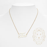Collier - Or 10K jaune "Tia" & singapour 1mm - CHG799