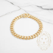 Bracelet - Or 10K jaune cuban link 9.4mm - BRG703