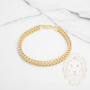 Bracelet - Or 10K jaune franco 6.2mm - BRG709