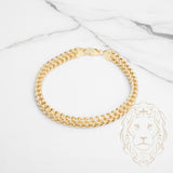Bracelet - Or 10K jaune franco 6.2mm - BRG709