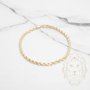 Bracelet - Or 10K jaune torsade 2.8mm - BRG719