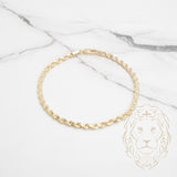 Bracelet - Or 10K jaune torsade 3.5mm - BRG720