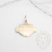 Pendentif - Or 10K jaune logo Harley Davidson - PEG870