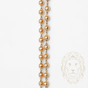 Chapelet - Or 18K jaune perles 3mm - CHG800