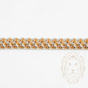 Bracelet - Or 10K deux tons jaune & blanc franco coupe diamant 5.7m - BRG691