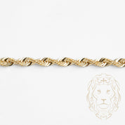 Bracelet - Or 10K jaune torsade laser cut 3.8mm - BRG717