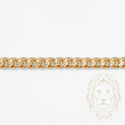 Bracelet - Or 10K deux tons jaune & blanc cuban link 5.6mm - BRG724