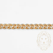 Bracelet - Or 10K deux tons jaune & blanc cuban link 5.6mm - BRG725
