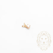 Pendentif - Or 14K jaune solitaire diamant naturel coupe rond brillant 0.06CT - PEGD048