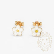 Studs - Or 14K jaune marguerite - BOG980