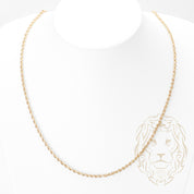 Chaîne - Or 18K jaune torsade laser cut 3mm - CHG836