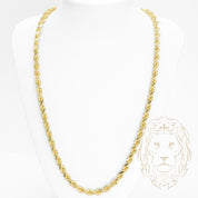 Chaîne - Or 10K jaune torsade 6.4mm - CHG832