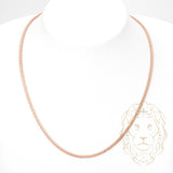 Chaîne - Or 10K rose franco coupe diamant 3.2mm - CHG839