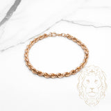 Bracelet - Or 10K jaune torsade 4.7mm - BRG753