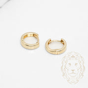 Huggies - Or 10K jaune bold 3mm X 10mm - BOG981